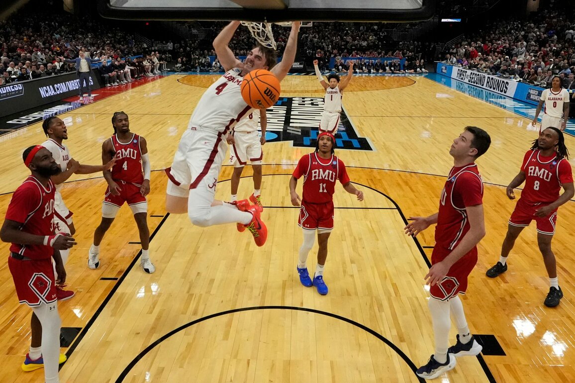 Alabama faces the Saint Mary's Gaels in second round - WAKA 8