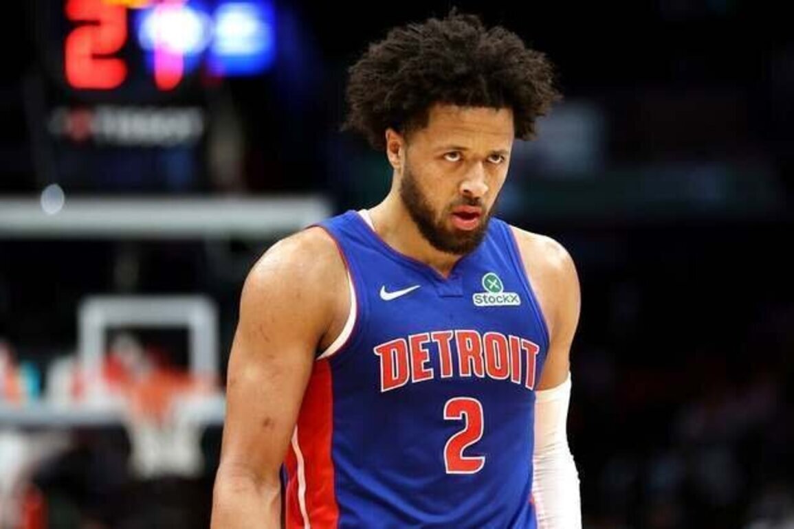 Pistons star Cade Cunningham out with collapsed lung