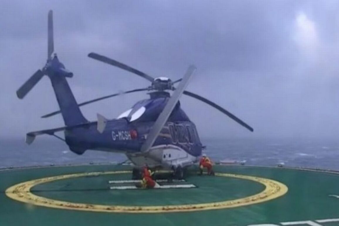 Helicopter blade 'narrowly missed' Scots oil rig worker after it broke in high winds