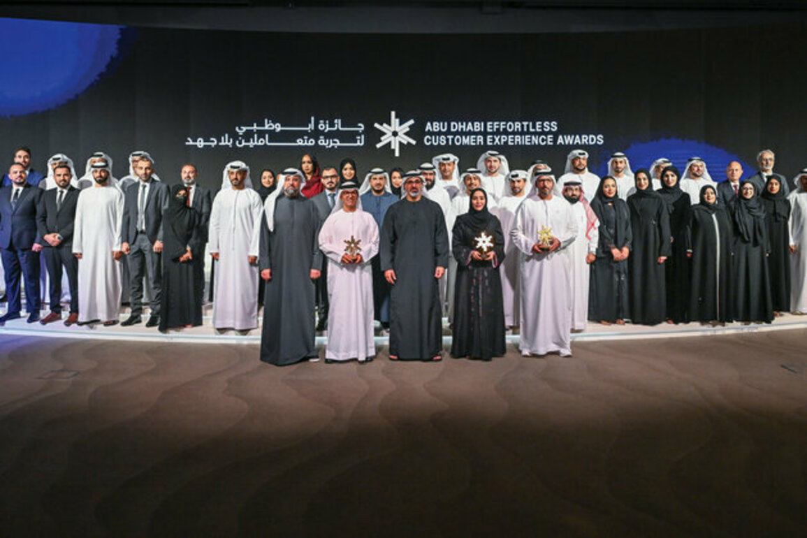 Khaled bin Mohamed bin Zayed honours winners of inaugural Abu Dhabi Effortless Customer Experience Awards
