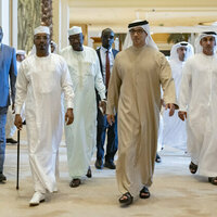 Mansour bin Zayed, President of Chad discuss strengthening cooperation