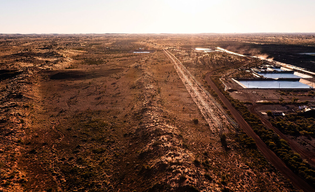The Nifty copper complex sits in the Paterson region of WA, roughly 350km southeast of Port Hedland.