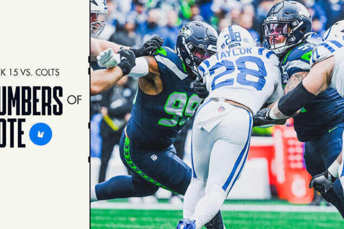 12 Numbers Of Note From The Seahawks' Week 15 Win Over Indianapolis