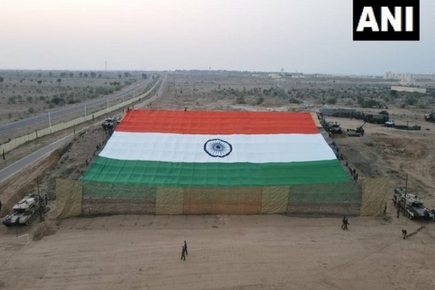 Army Day: World's largest Khadi national flag displayed in Jaisalmer