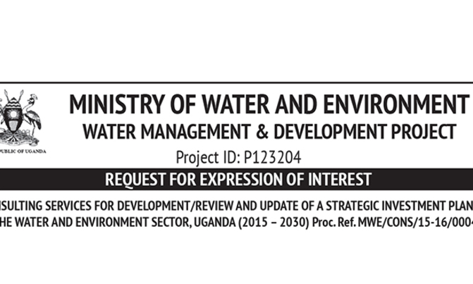 Ministry of Water and Environment Ministry of Water and Environment