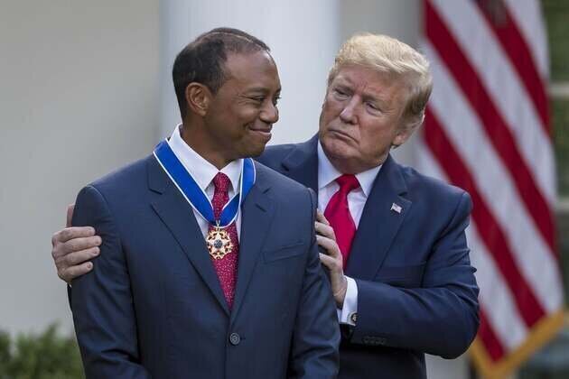 Donald Trump: Tiger Woods 'won't be playing' in Masters