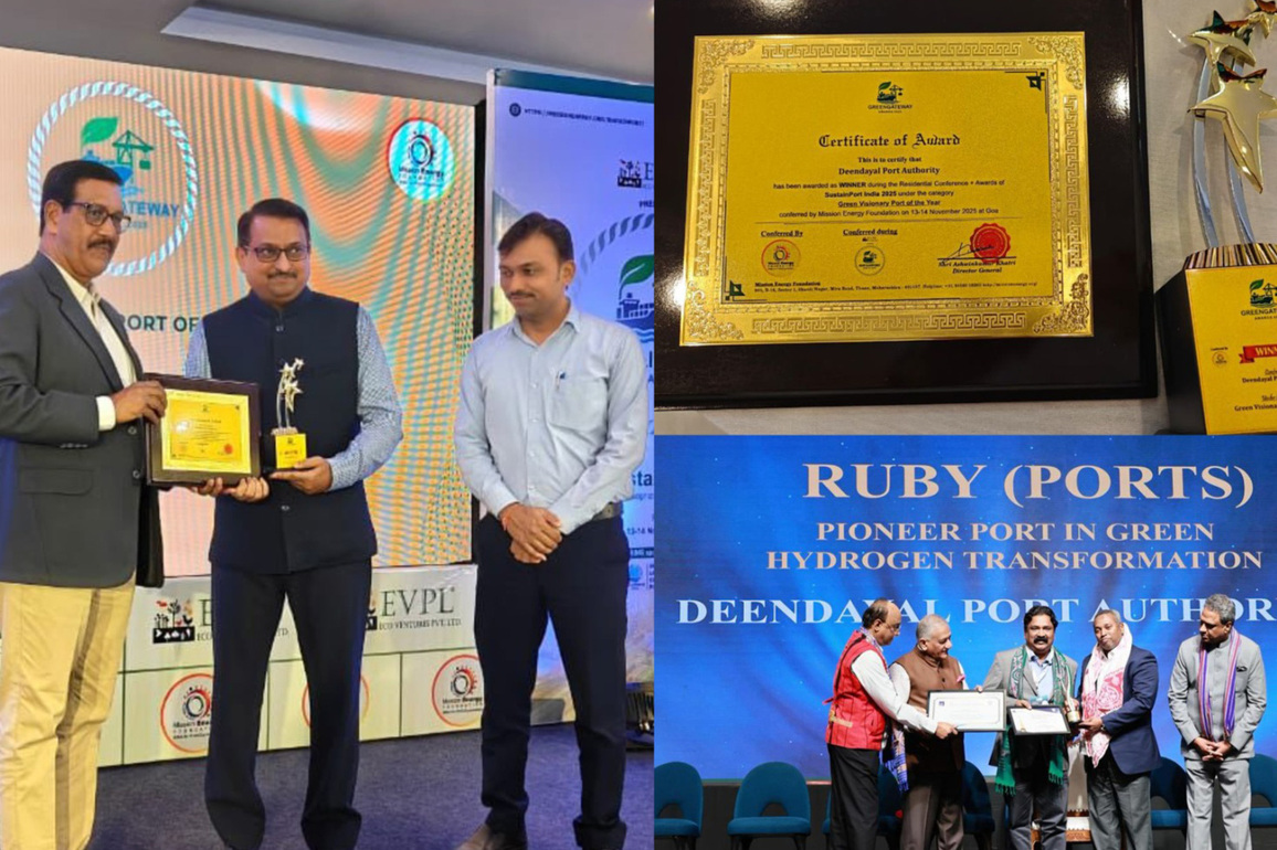 Gujarat's Deendayal Port bags two awards for sustainability initiatives, cargo handling milestone