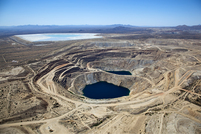 An open-pit copper mine in Arizona