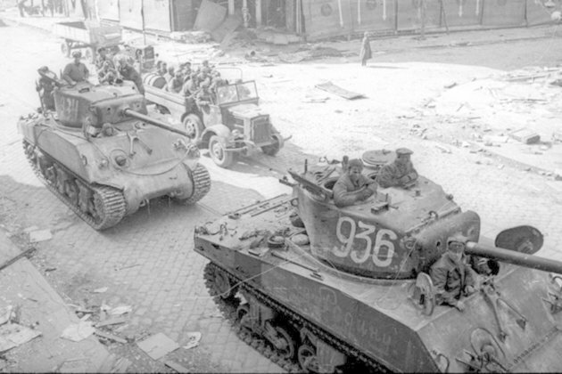 What British and U.S. hardware helped the Red Army in World War II