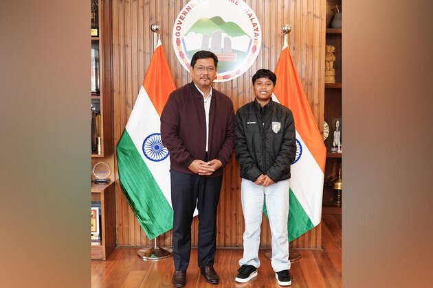Meghalaya CM Sangma meets Sanfida Nongrum, praises her for historic AFC Women's Asian Cup goal