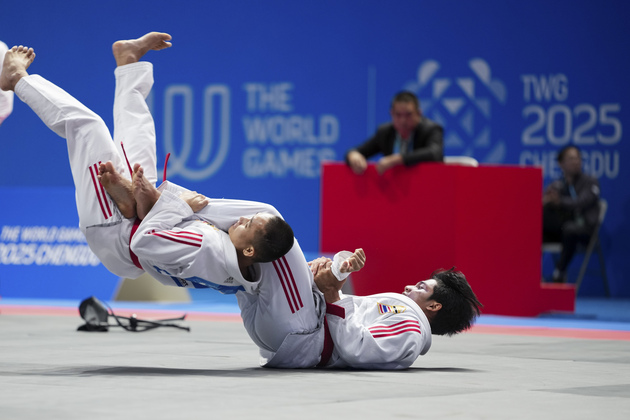 (SP)CHINA-CHENGDU-THE WORLD GAMES 2025-JU-JITSU-MIXED DUO SHOW OPEN-FINAL (CN)