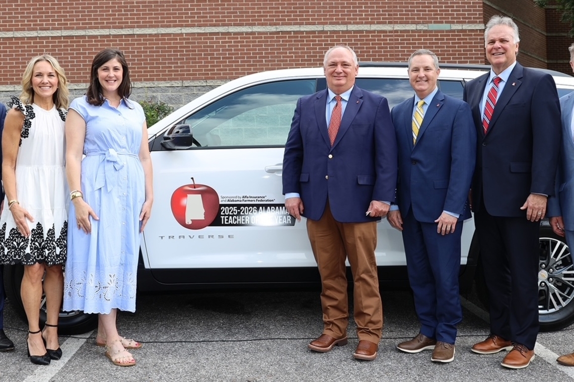 Alfa awards vehicle to Alabama Teacher of the Year Katie Collins of Bluff Park Elementary