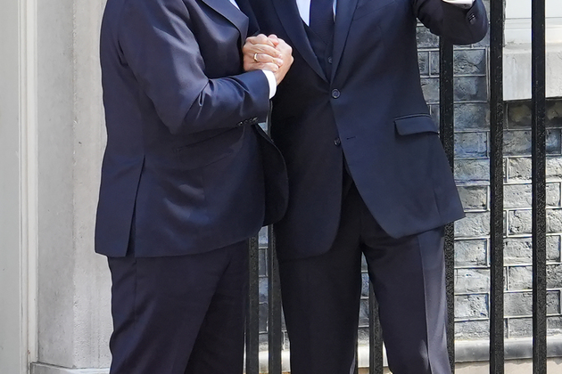 BRITAIN-LONDON-PM-FRANCE-PRESIDENT-MEETING