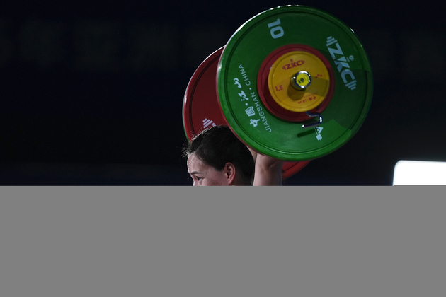 (SP)CHINA-JIANGSHAN-WEIGHTLIFTING-ASIAN CHAMPIONSHIPS-WOMEN'S 59KG (CN)