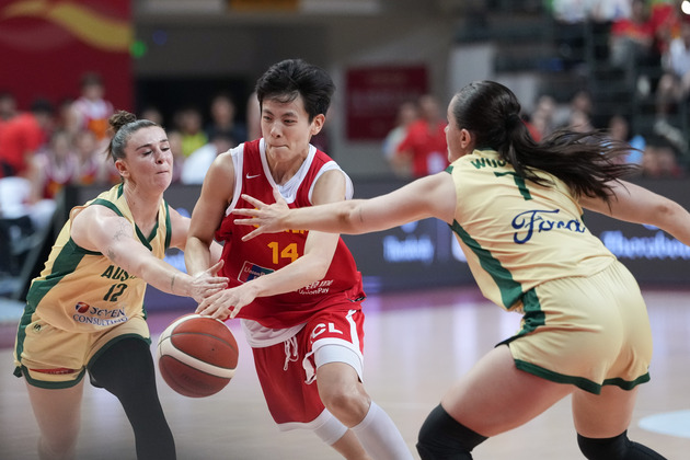 (SP)CHINA-CHANGSHA-BASKETBALL-CHN VS AUS (CN)
