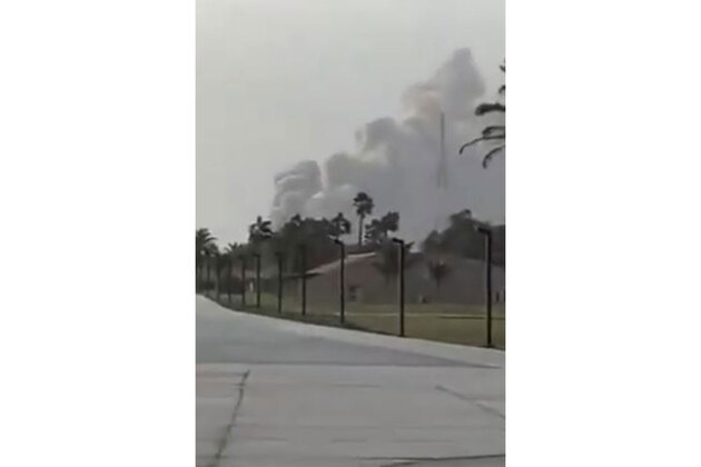 Multiple news outlets report dron hit at Saudi Aramco facility in Ras Tanura, Iran's IRGC claims "opened massive gats of fire"