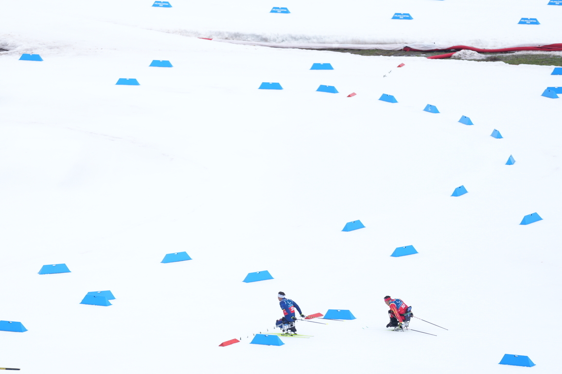 (SP)ITALY-TESERO-PARALYMPIC WINTER GAMES-PARA CROSS-COUNTRY SKIING-MEN'S 20KM INTERVAL START SITTING