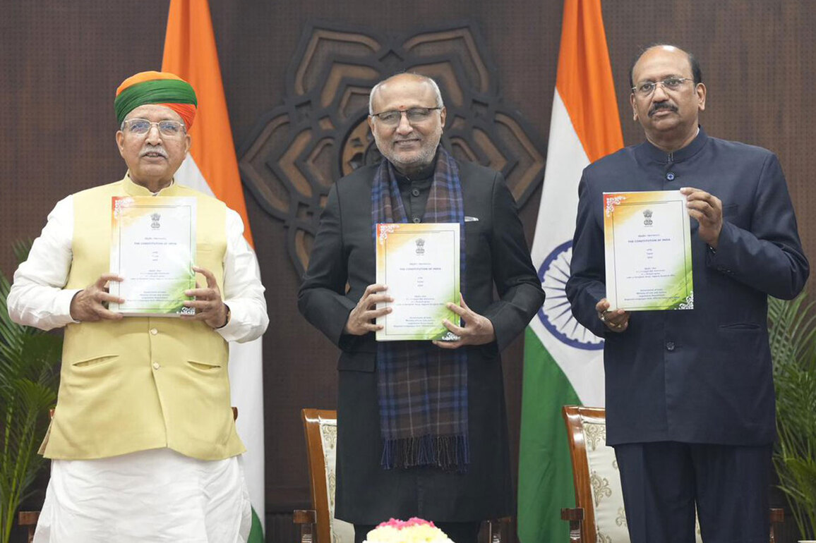 Vice President CP Radhakrishnan releases Tamil, Gujarati editions of Constitution