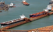  The busy port at Port Hedland.