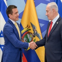 Israeli PM meets with Ecuadorian president on eve of Gaza escalation