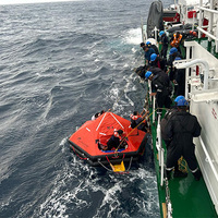 Rescue Ops continue on Liberian container ship; 21 crew rescued, 3 remain onboard for salvage ops