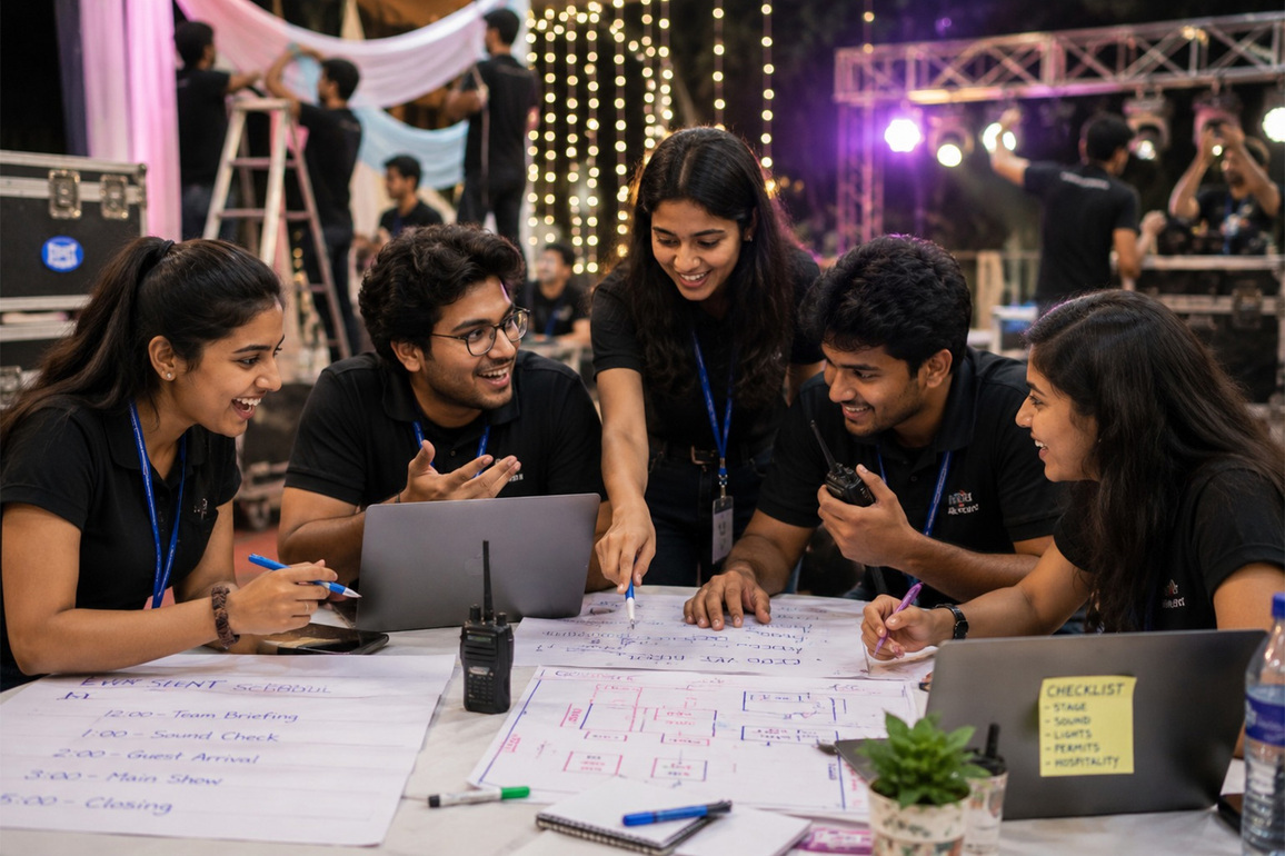 BBA and MBA in Event Management and PR at NAEMD -- University of Mumbai (GICED) degrees. A first for India's events industry
