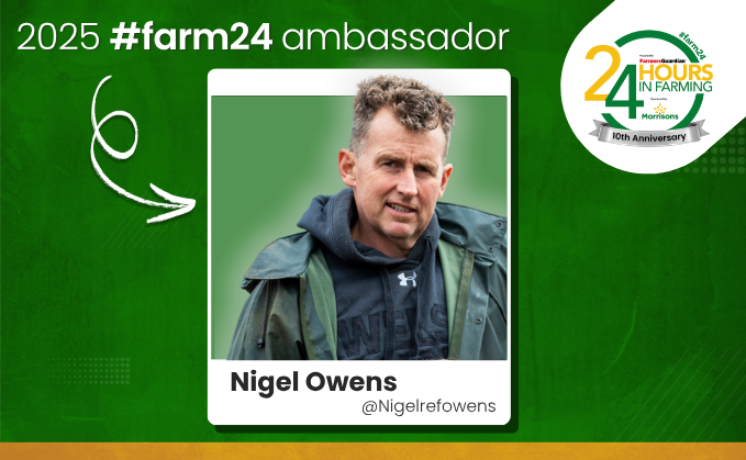 #Farm24 Ambassador: Nigel Owens MBE