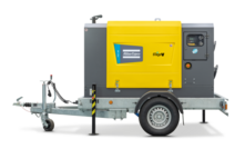  Atlas Copco’s use of its proprietary HardHat technology for the canopies is one of the key features of the new PAS 100 and PAS 150 dewatering pumps 