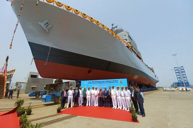 GRSE launches Indian Navy survey vessel 'INS Nirdeshak'