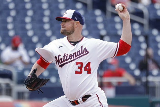 Drew Smyly pitches Braves to sweep over Nationals