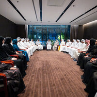 Theyab bin Mohamed bin Zayed meets participants of First UAE Second-Tier Leadership Executive Programme in China
