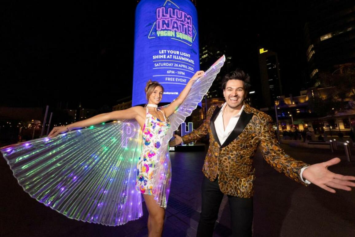 Illuminate Yagan Square- Family-friendly festival returns one year since $8.4 million redevelopment
