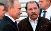  Nicaragua's Daniel Ortega (right) with Russia's Vladimir Putin