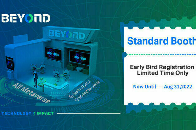 BEYOND Expo 2022 Early Bird Booth Registration - Ending August 31st