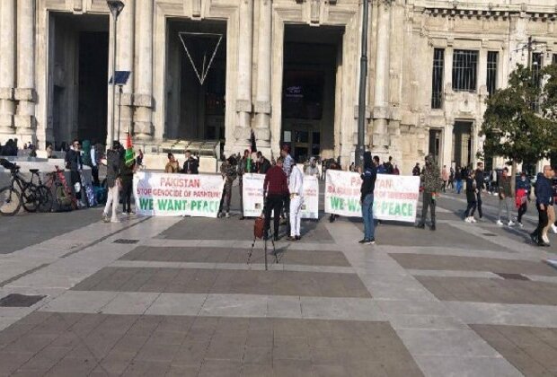 Italy: Afghan community hold protest against Pak for creating chaos in Afghanistan