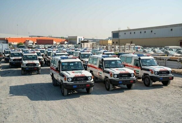 UAE sends 25 ambulances, equipment, medical supplies to Angola