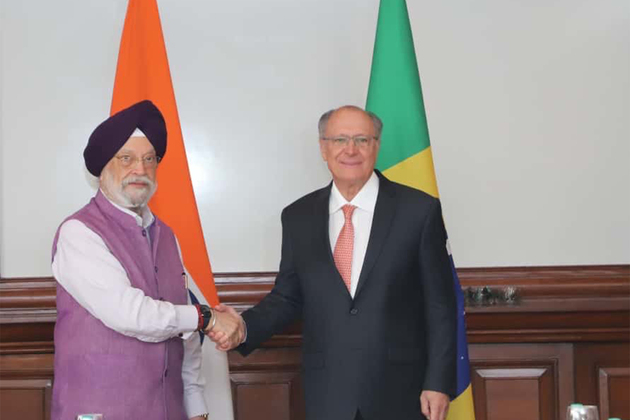 Hardeep Puri meets Brazil minister to expand trade and energy cooperation
