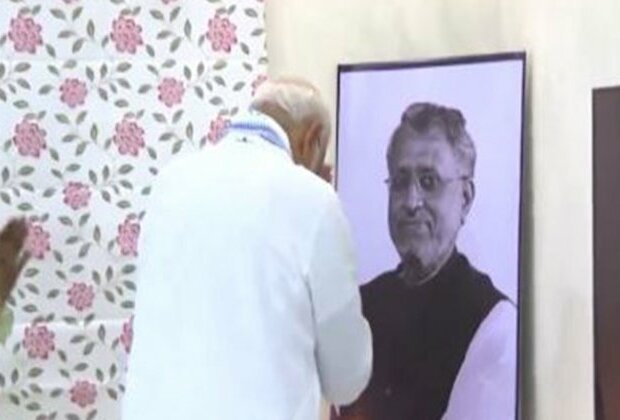 PM Modi pays tribute to Sushil Kumar Modi at his residence in Patna