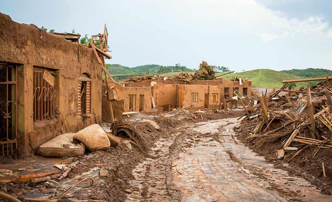 Danos causados pelo rompimento da barragam da mina Córrego do Feijão da Vale em Brumadinho MG/Divulgação