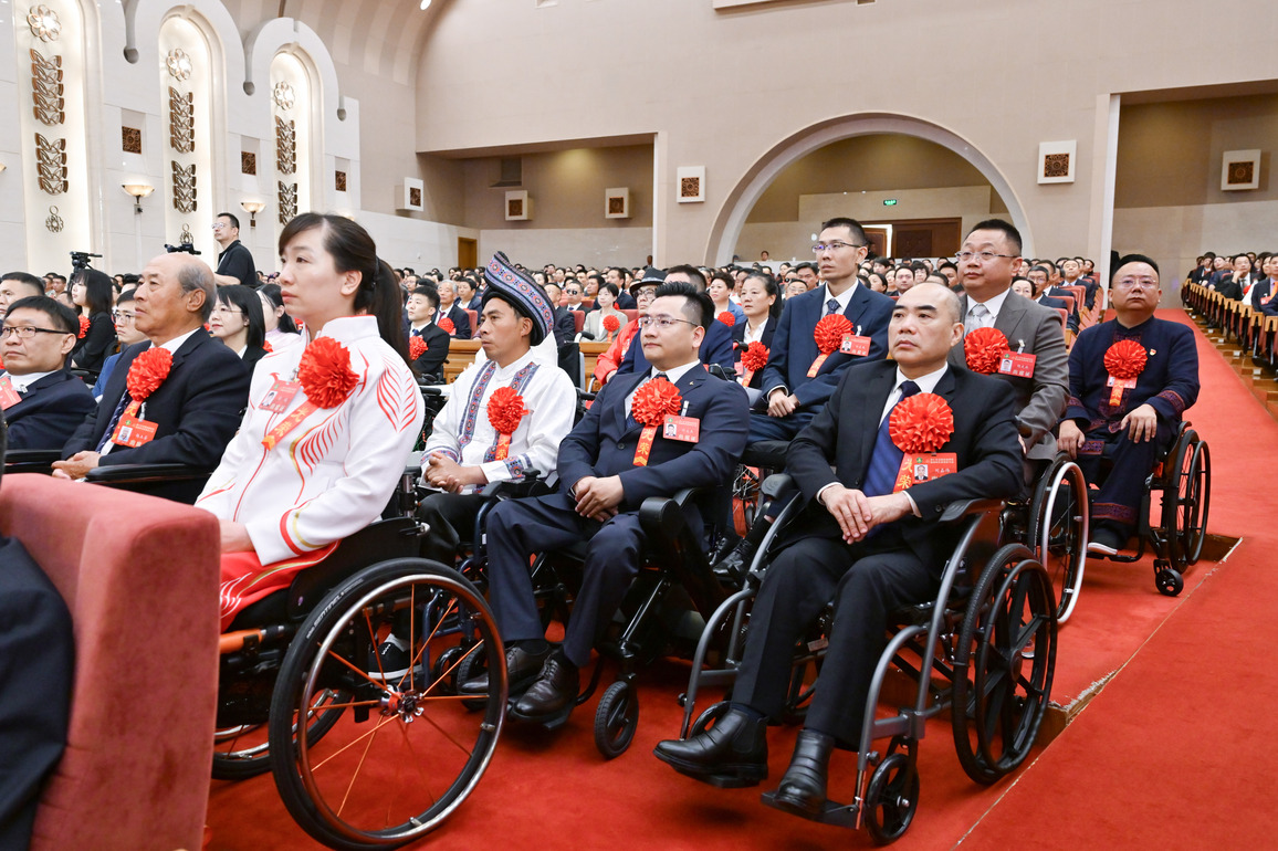 CHINA-BEIJING-GATHERING-ROLE MODELS WITH DISABILITIES-OUTSTANDING SUPPORTERS(CN)