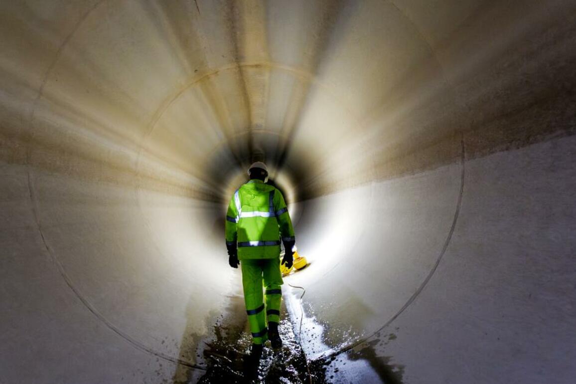 Inside the massive tunnel that carries water to Southern California