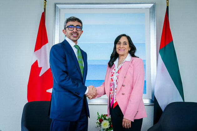 Abdullah bin Zayed, Canadian Foreign Minister discuss ties, regional developments in Ottawa