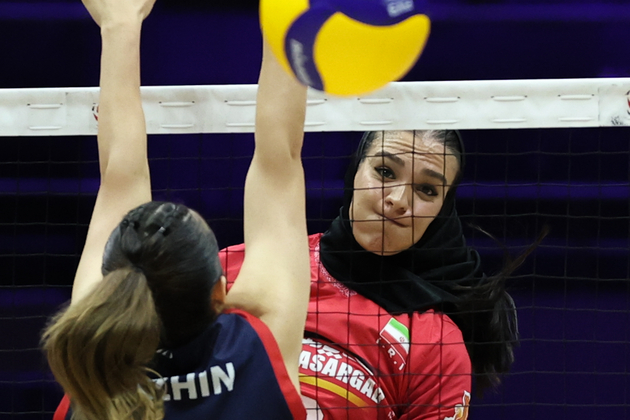(SP)CHINA-TIANJIN-VOLLEYBALL-AVC WOMEN'S CONTINENTAL CHAMPIONSHIP-IRAN VS IRAQ (CN)
