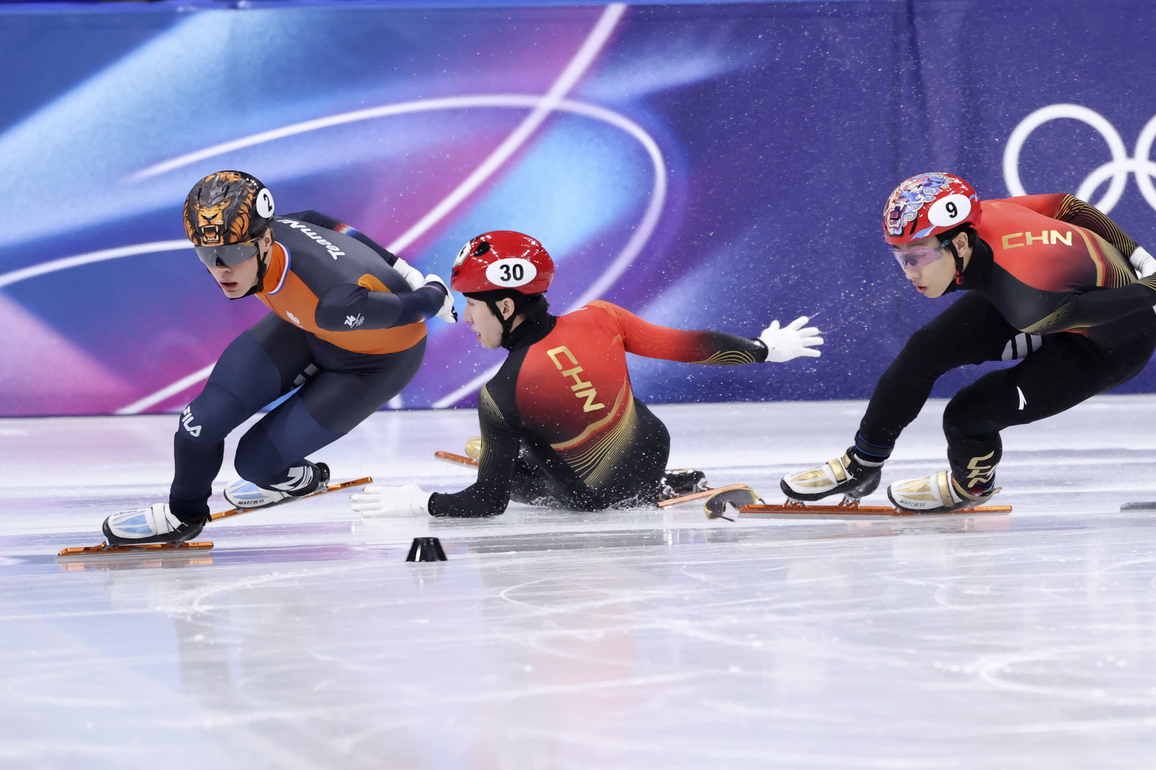 (MICO2026)ITALY-MILAN-OLYMPIC WINTER GAMES-SHORT TRACK SPEED SKATING-MEN'S 1500M-QUARTERFINALS