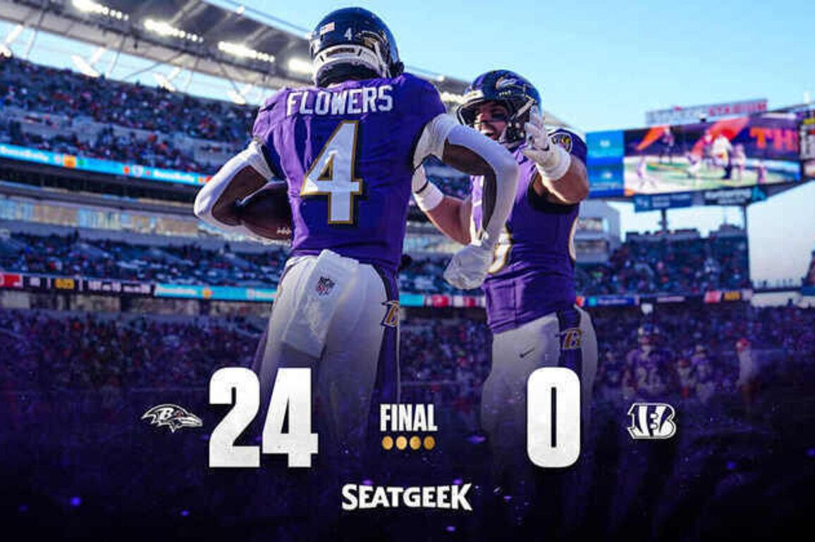 Game Recap: Ravens Shut Out Bengals on the Road