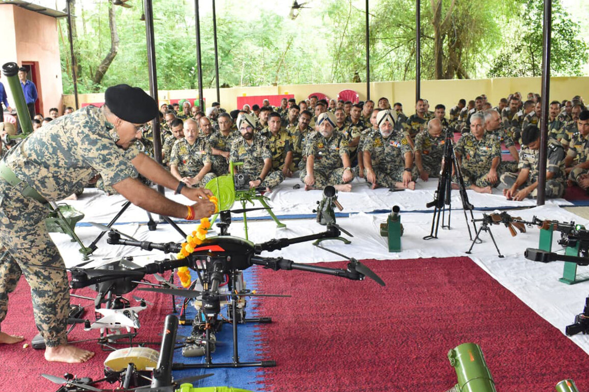 BSF academy marks Dussehra with first-ever 'drone worship' as weapon