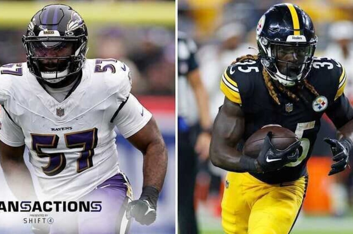 Ravens Sign Linebacker and Running Back to Practice Squad