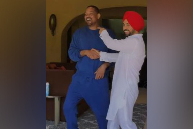 Will Smith joins Diljit Dosanjh for Bhangra dance