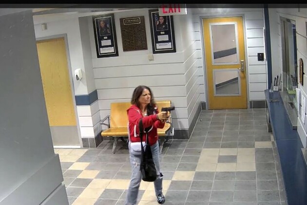 Woman gets 12 years in prison for shooting up Conn. PD lobby