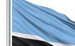 Botswana flag.